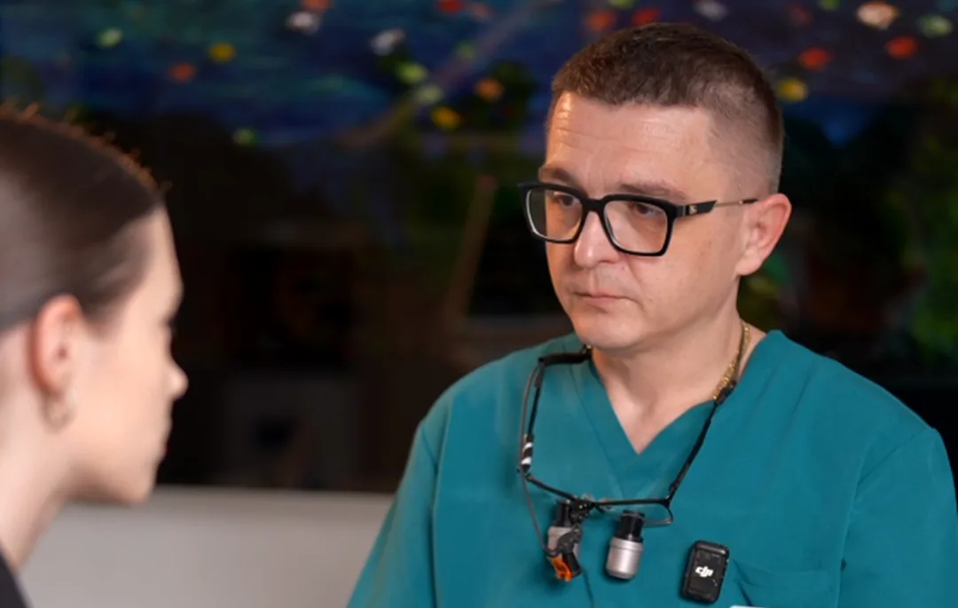 Consultation with the oral surgeon at ORJEN Clinic
